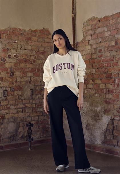 Loose Fit Sweatshirt soft beige
