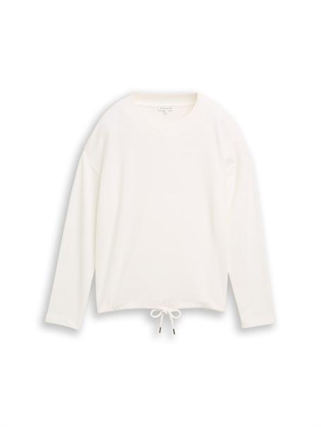 Loose Fit Sweatshirt whisper white