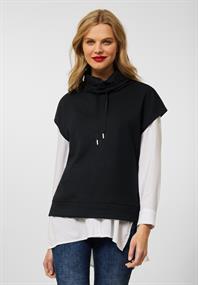 Loose Fit Sweatweste black