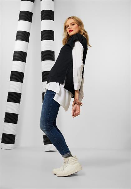 Loose Fit Sweatweste black