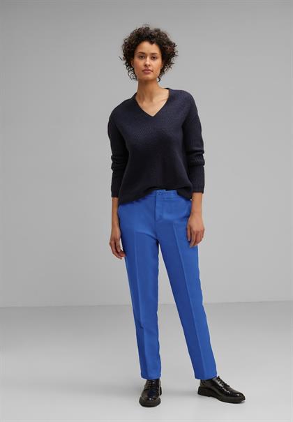 Loose Fit Twillhose fresh intense gentle blue