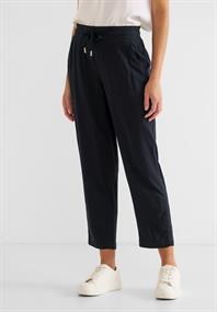 Loose Fit Viskose Hose dark vintage blue