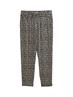 Loose Slim Hose abstract black grid design