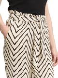 Loose Slim Paperbag Hose natural zig zag design