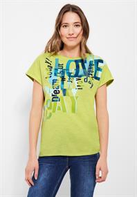 Love Fotoprint T-Shirt limelight yellow