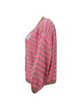 LS A CD Av44a beige-neon pink stripe