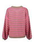 LS A CD Av44a beige-neon pink stripe