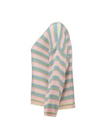 LS A CD Ge44orgie matcha-pink-butter yellow stripe
