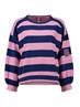 LS C SW Ma44ndo electric blue-rose stripe
