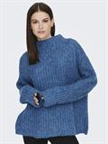 LSUANAIS WOOL L/S HIGHNECK PULLOVER KNT blue sapphire