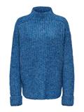 LSUANAIS WOOL L/S HIGHNECK PULLOVER KNT blue sapphire