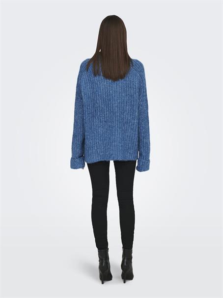 LSUANAIS WOOL L/S HIGHNECK PULLOVER KNT blue sapphire