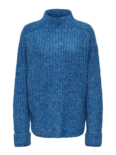 LSUANAIS WOOL L/S HIGHNECK PULLOVER KNT blue sapphire