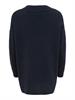 LSUKAYLA WOOL L/S V-NECK PULLOVER KNT night sky