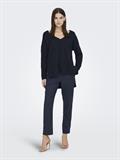 LSUKAYLA WOOL L/S V-NECK PULLOVER KNT night sky
