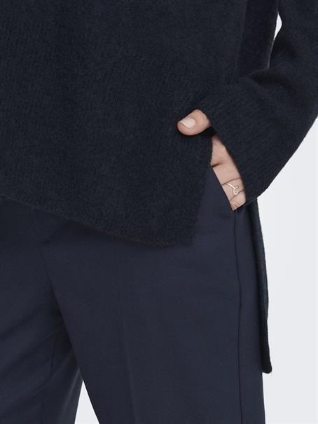LSUKAYLA WOOL L/S V-NECK PULLOVER KNT night sky