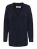 LSUKAYLA WOOL L/S V-NECK PULLOVER KNT night sky