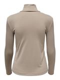 LSUPRIMO TENCEL L/S HIGHNECK TOP JRS natural