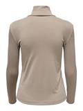 LSUPRIMO TENCEL L/S HIGHNECK TOP JRS natural