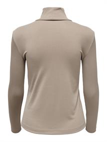 LSUPRIMO TENCEL L/S HIGHNECK TOP JRS natural