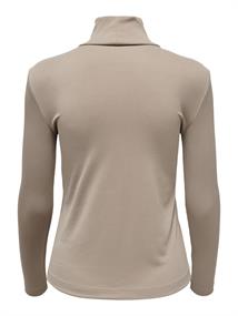 LSUPRIMO TENCEL L/S HIGHNECK TOP JRS natural