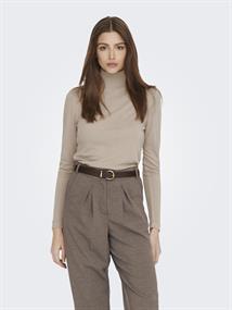 LSUPRIMO TENCEL L/S HIGHNECK TOP JRS natural