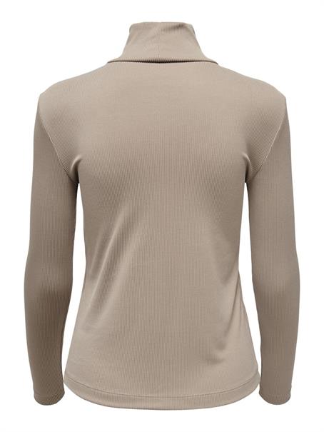 LSUPRIMO TENCEL L/S HIGHNECK TOP JRS natural