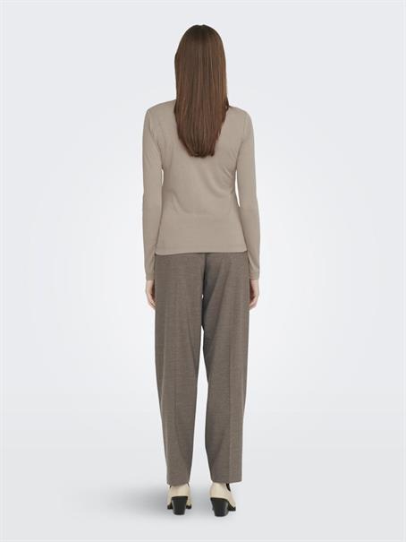 LSUPRIMO TENCEL L/S HIGHNECK TOP JRS natural