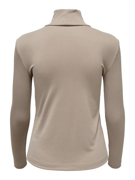 LSUPRIMO TENCEL L/S HIGHNECK TOP JRS natural