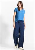 Luftige Viskose Bluse azure blue