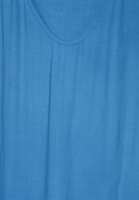 Luftige Viskose Bluse azure blue
