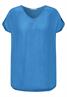 Luftige Viskose Bluse azure blue