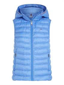 LW PADDED GLOBAL STRIPE VEST blue spell