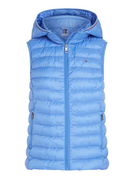 LW PADDED GLOBAL STRIPE VEST blue spell