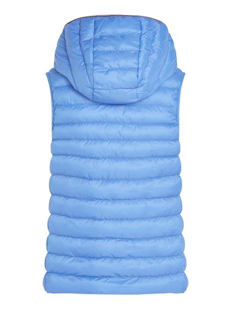 LW PADDED GLOBAL STRIPE VEST blue spell