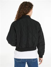 LW QUILTED BOMBER ck black
