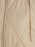 LW SORONA QUILTED LONG VEST beige