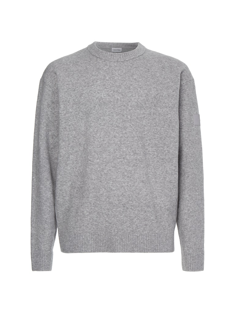 Calvin Klein Herren Pullover K10k110401 Light Grey Heather