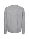 LYCRA BLEND COMFORT FIT SWEATER light grey heather