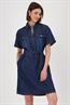 Lyocell-Kleid jeans