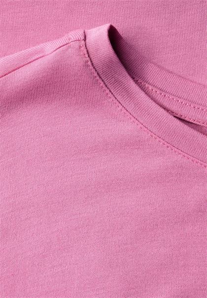 Lässiges Basic T-Shirt intense rose