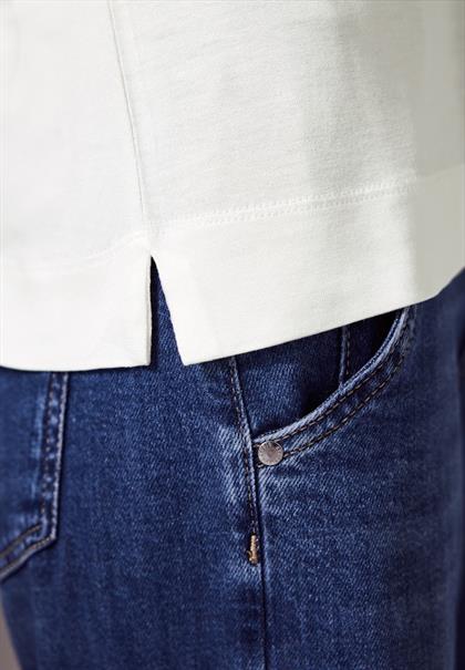 Lässiges Basic T-Shirt off white