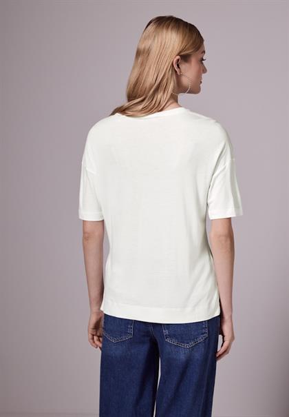 Lässiges Basic T-Shirt off white