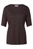 Lässiges Basic T-Shirt plummy brown