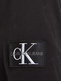 Lässiges Monogramm-T-Shirt Mit Badge ck black