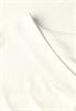 Lässiges V-Neck Shirt vanilla white