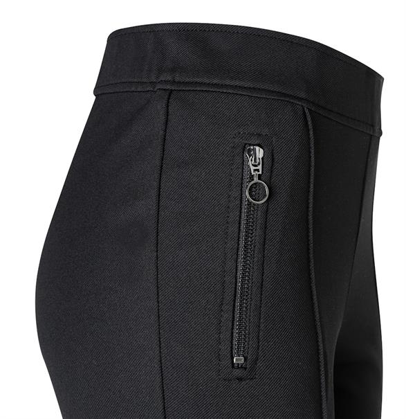 MAC JEANS - AMORA KICK, Stretch ribbon schwarz