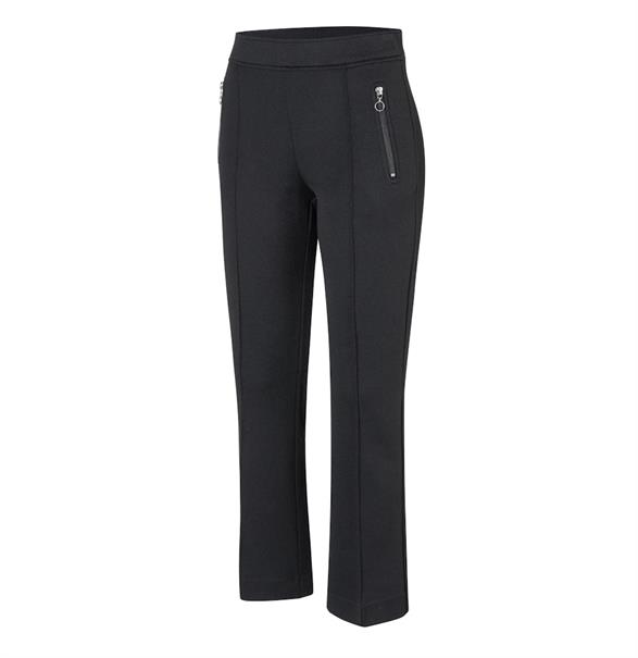 MAC JEANS - AMORA KICK, Stretch ribbon schwarz