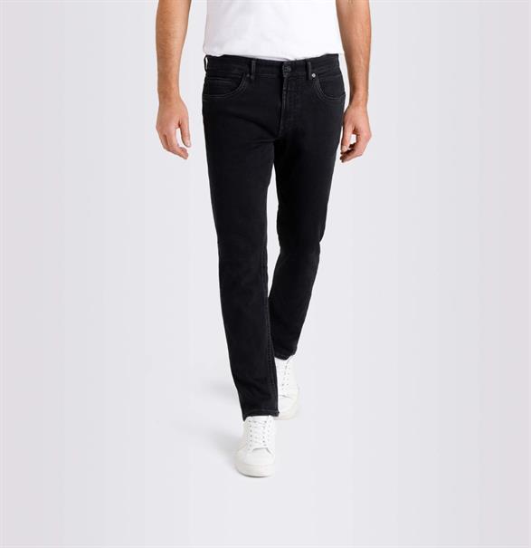 MAC JEANS - Arne Pipe, Workout DenimFlexx black black washed