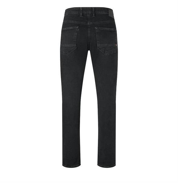 MAC JEANS - Arne Pipe , Workout DenimFlexx black black washed